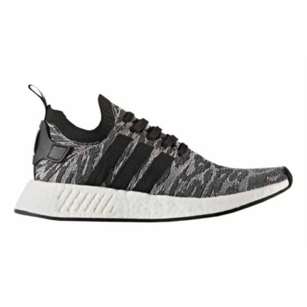 ADIDAS NMD R2 'Black White Future Harvest' Running Shoes Size 9